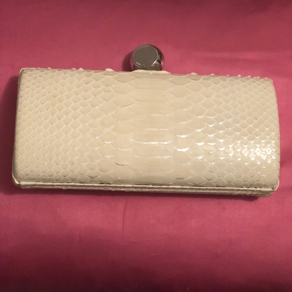 Emilio Pucci python clutch
